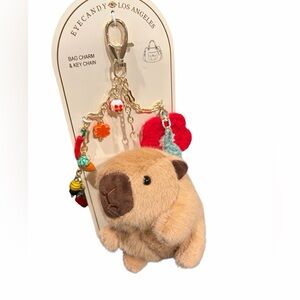 NEW SPRING RELEASE! Eyecandy Los Angeles Plush Capybara Bag Charm & Keychain